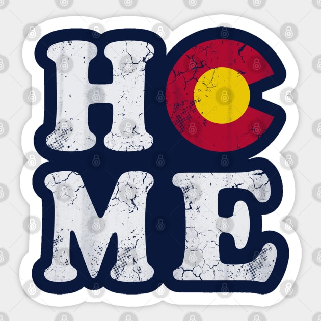 Colorado Home Flag Sticker by E